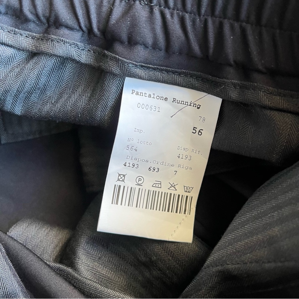 TMB Tombolini Zero Gravity Black Running Jogger Pants Stretch *Drawstring Broken - Picture 9 of 16